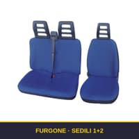 Coprisedili furgone universali Jolly 1+2 – set completo