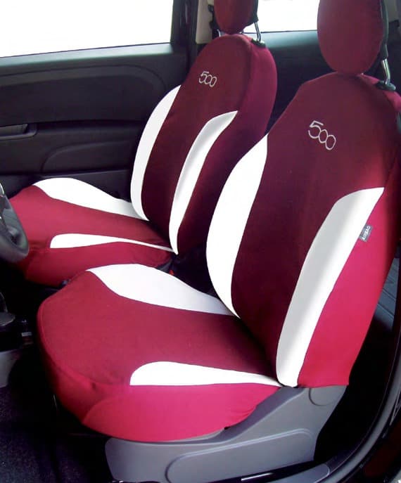 Coprisedili su misura Fiat 500 (dal 2008) – Super Jolly, set completo