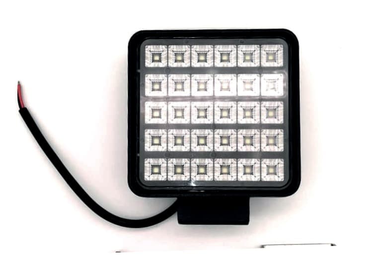 Faro da Lavoro Quadrato con Interrut Tore Posteriore Alta Luminosita' 650