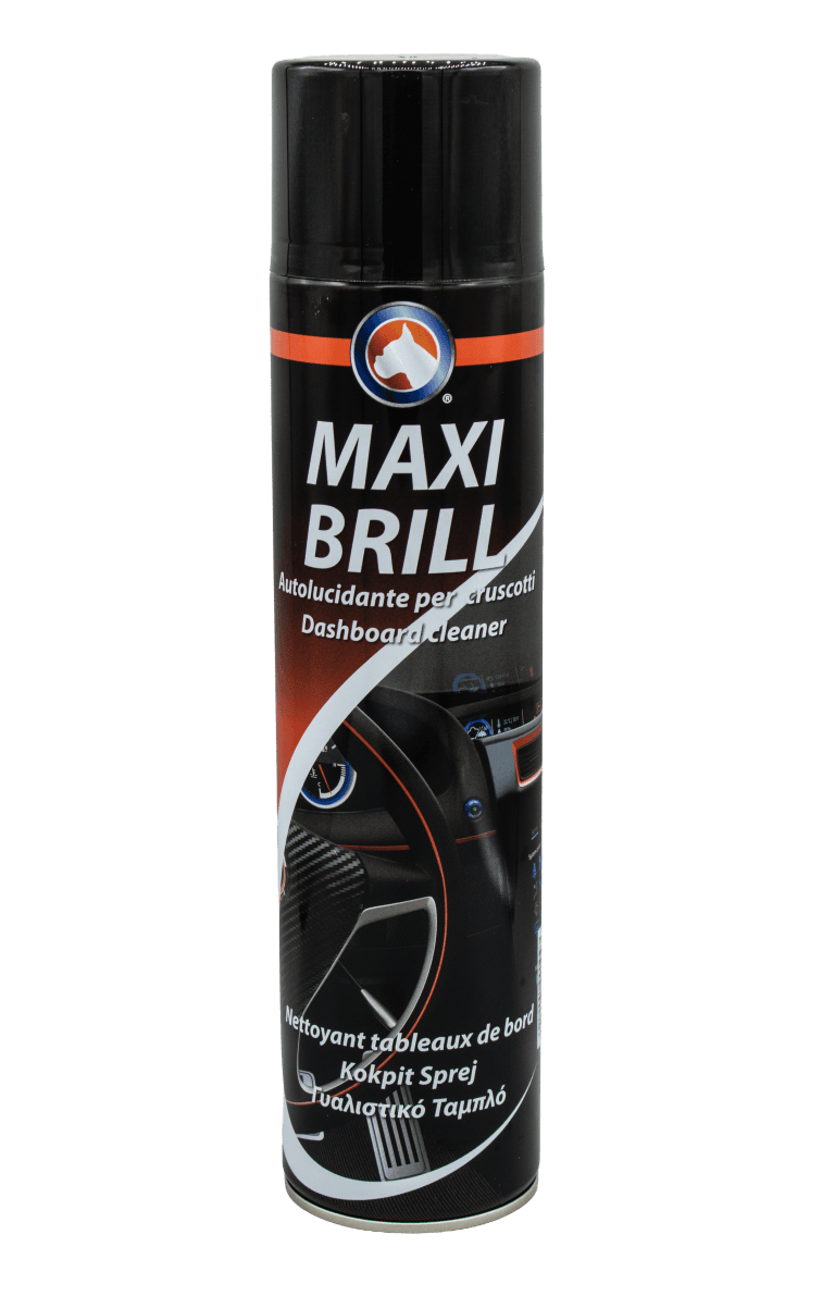 Maxibrill professional lucida plastiche e legno e cruscotti 600ml