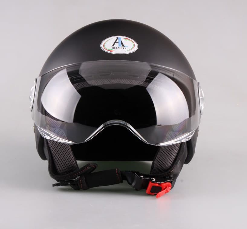 Casco Demi-Jet Mod. 101/Bis D/V Nero Opaco