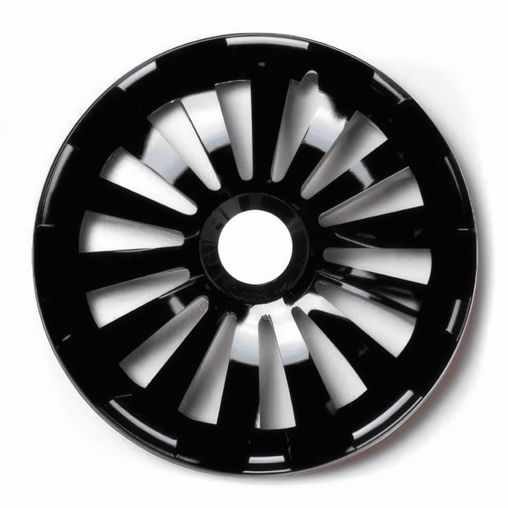 Set 4 copricerchi Assen black