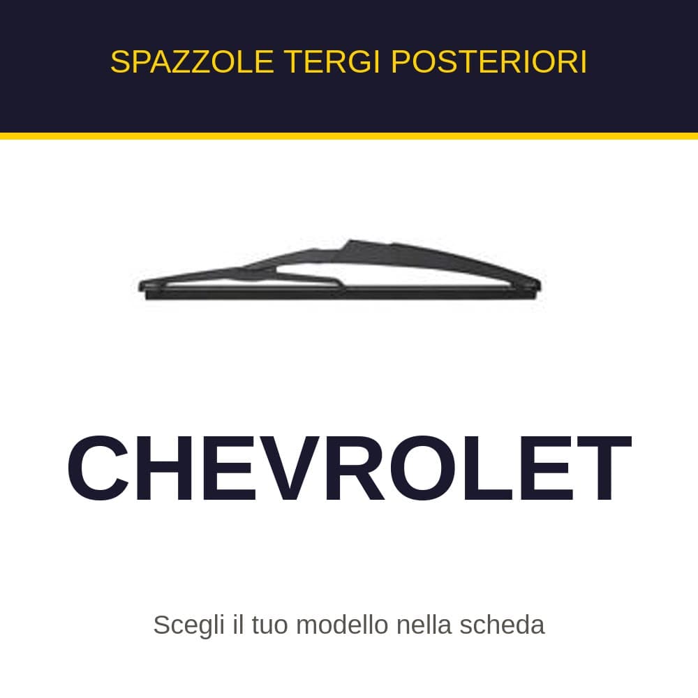 Spazzole tergi posteriori Chevrolet