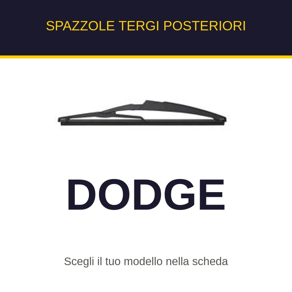 Spazzole tergi posteriori Dodge