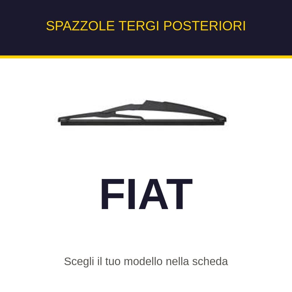 Spazzole tergi posteriori Fiat