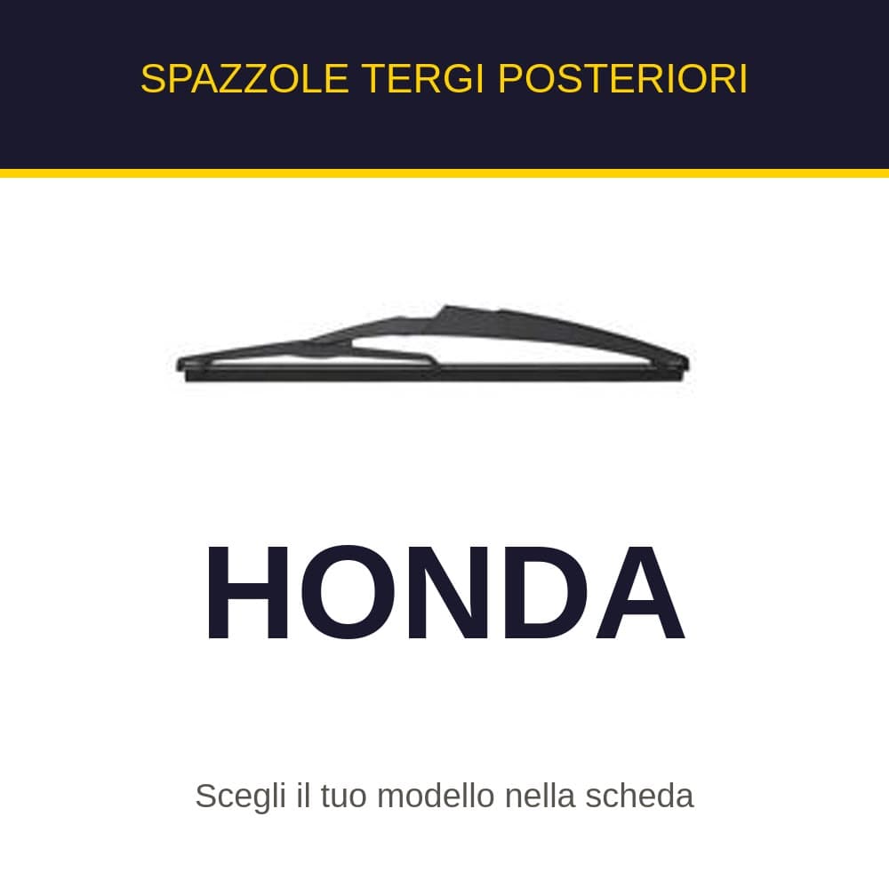 Spazzole tergi posteriori Honda