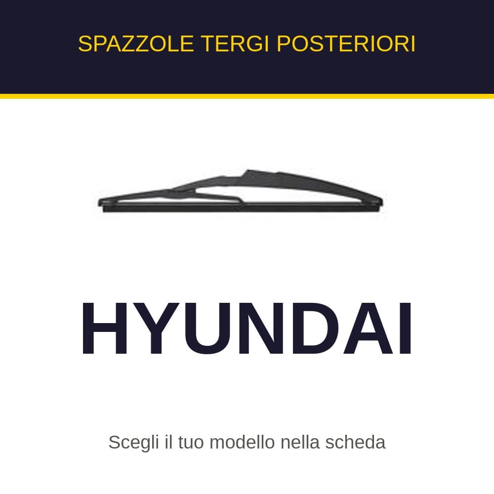 Spazzole tergi posteriori Hyundai