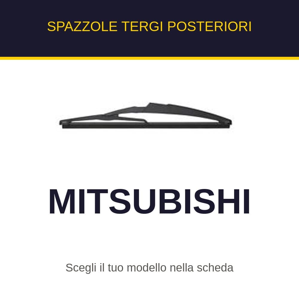 Spazzole tergi posteriori Mitsubishi