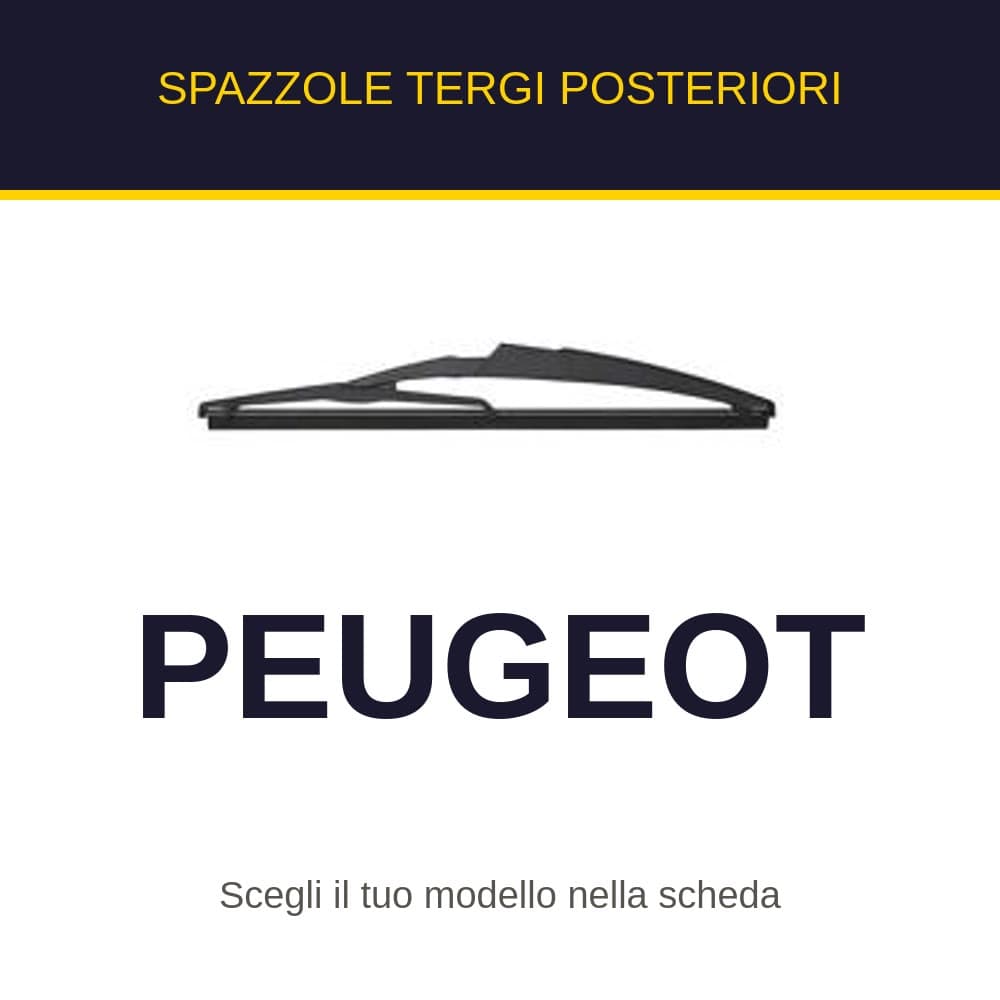 Spazzole tergi posteriori Peugeot