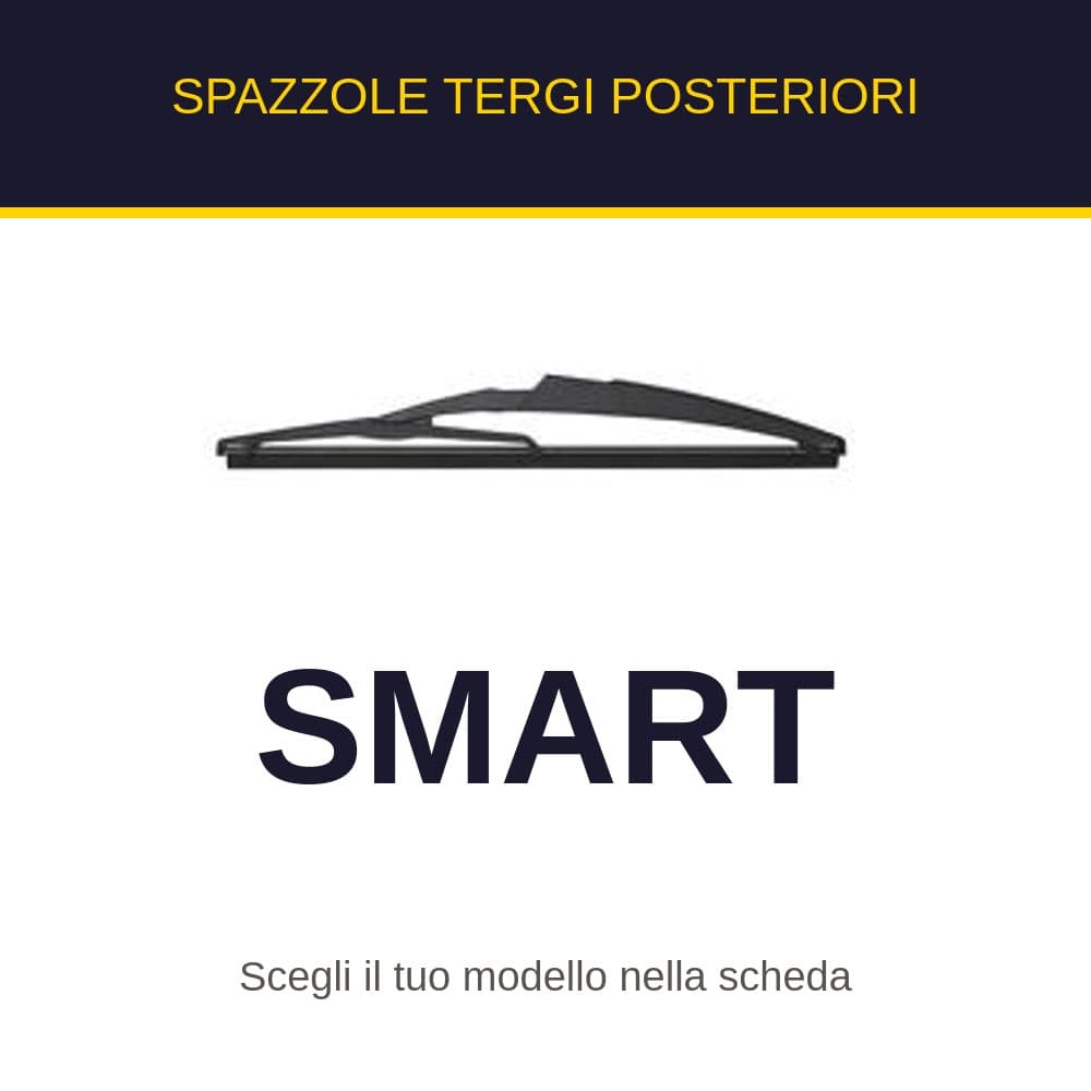Spazzole tergi posteriori Smart