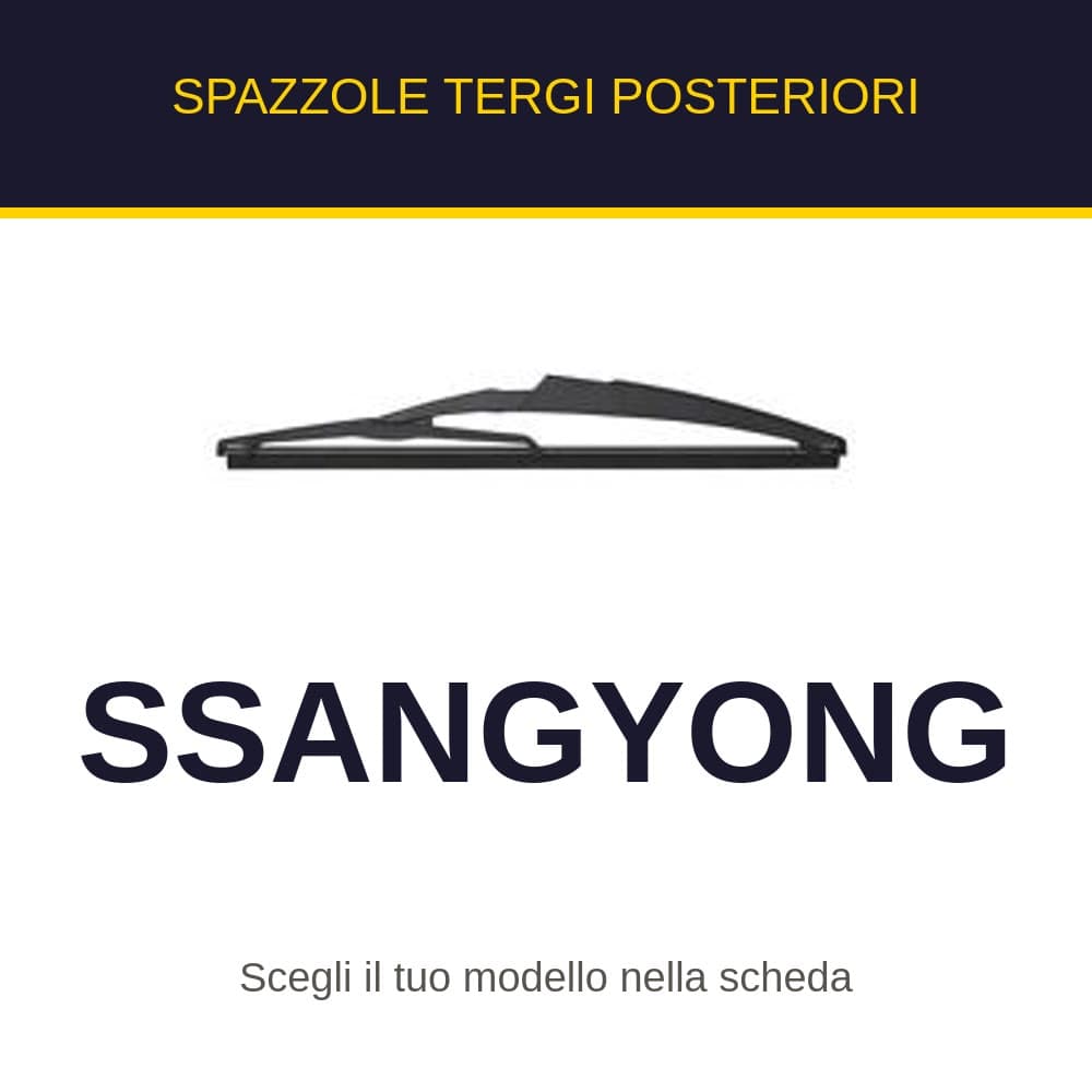 Spazzole tergi posteriori Ssangyong