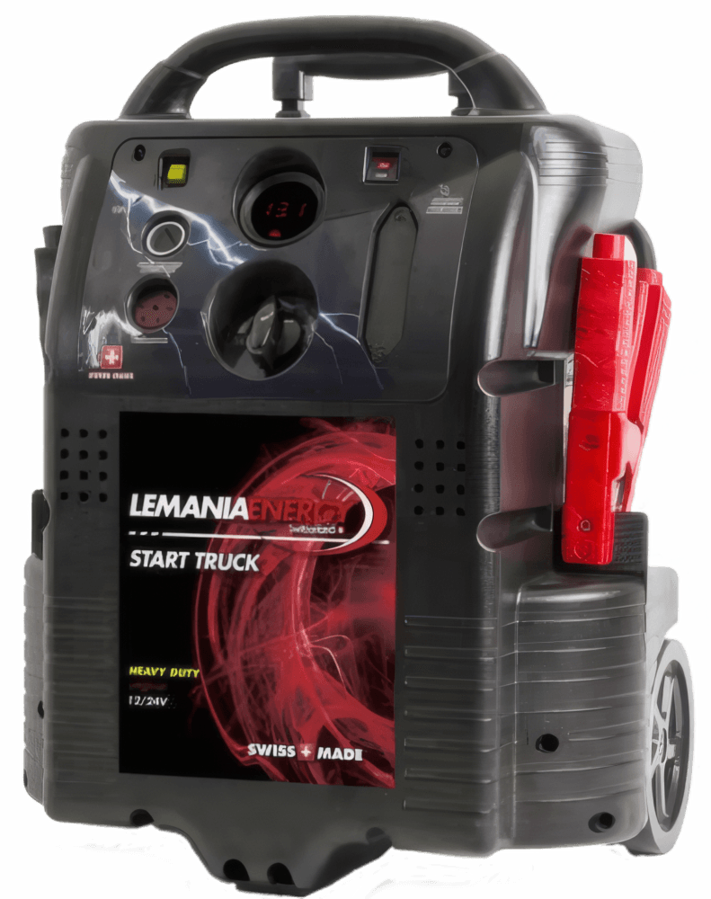 Avviatore professionale camion 24V P2 TR carrellato 3700A per batterie fino a 240Ah