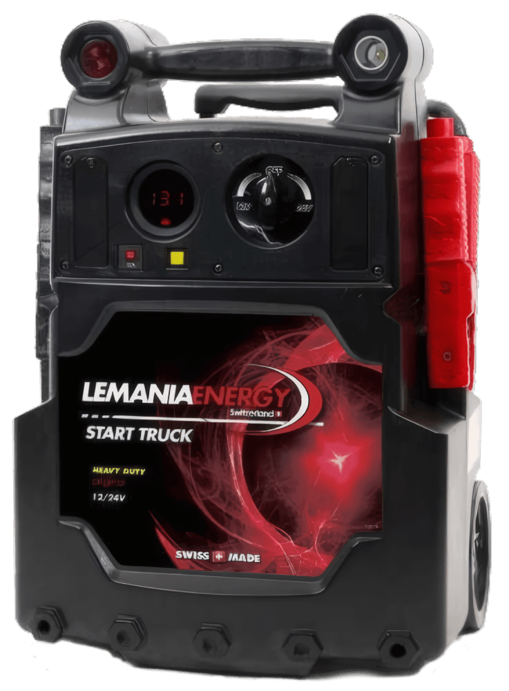 Avviatore professionale camion 24V P21 TR carrellato 3200A per batterie fino a 180Ah