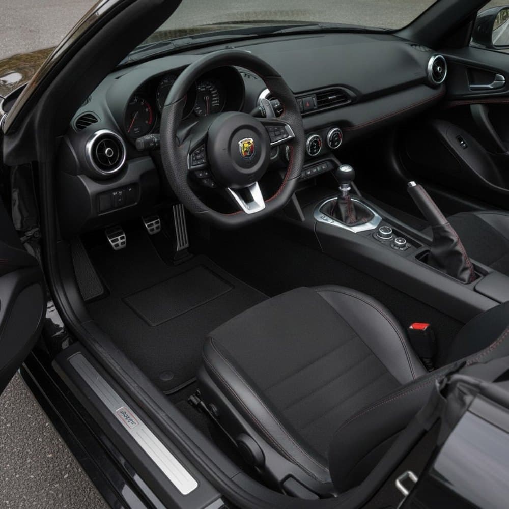 Tappetini in moquette Astro montati su Abarth 124 Sport (2018-)
