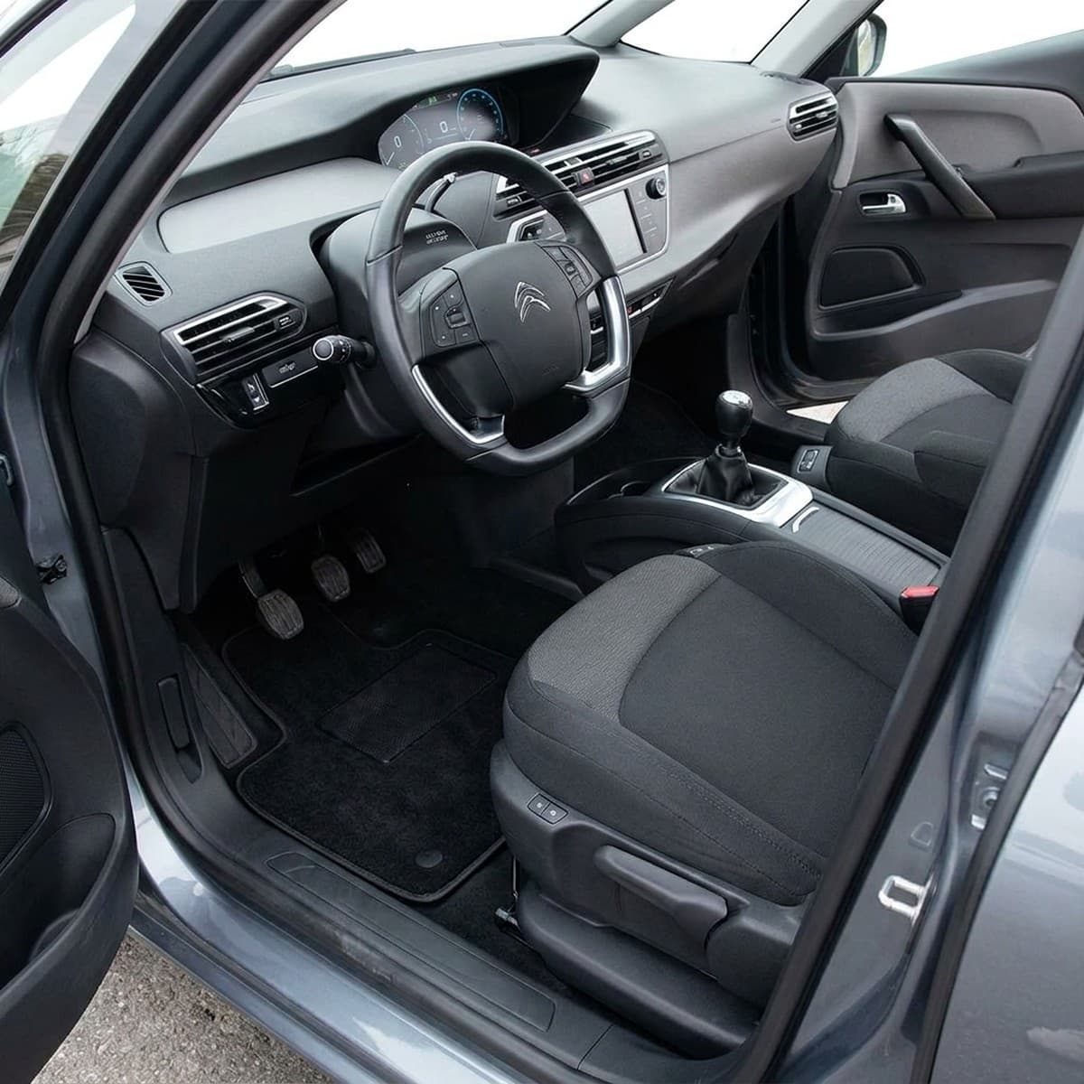 Tappetini in moquette Astro montati su Citroën C4 Grand Picasso 5 posti (2018-)