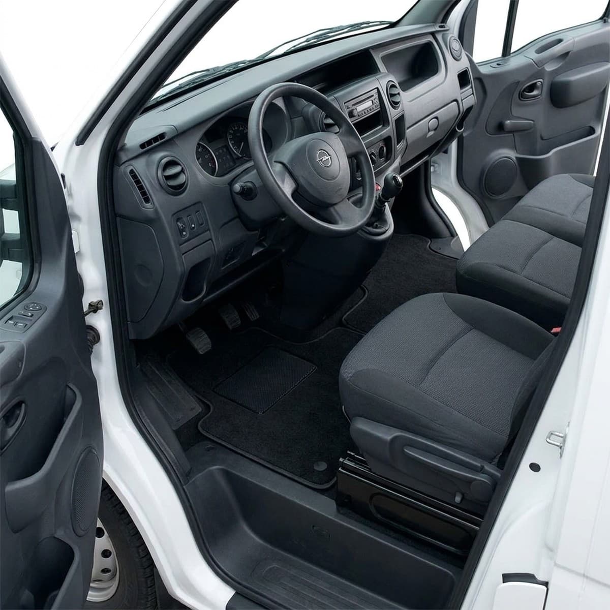 Tappetini in moquette Astro montati su Opel Movano (2003-2010)