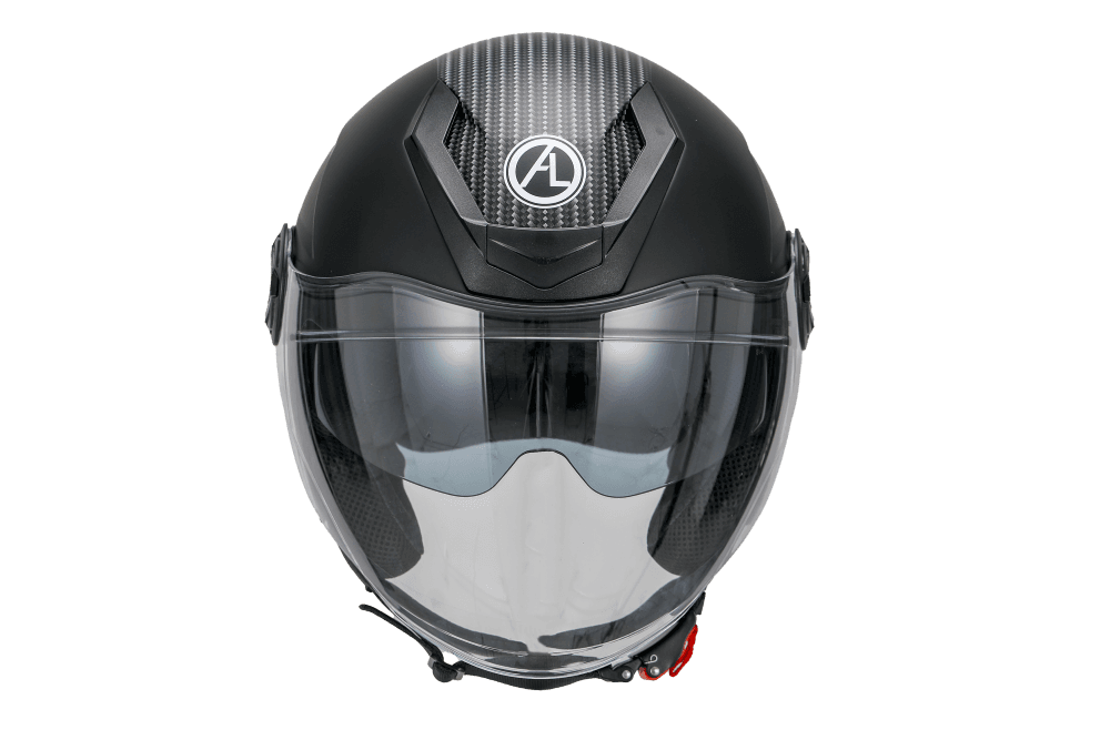 Casco jet modello 111 doppia visiera Carnaby grey