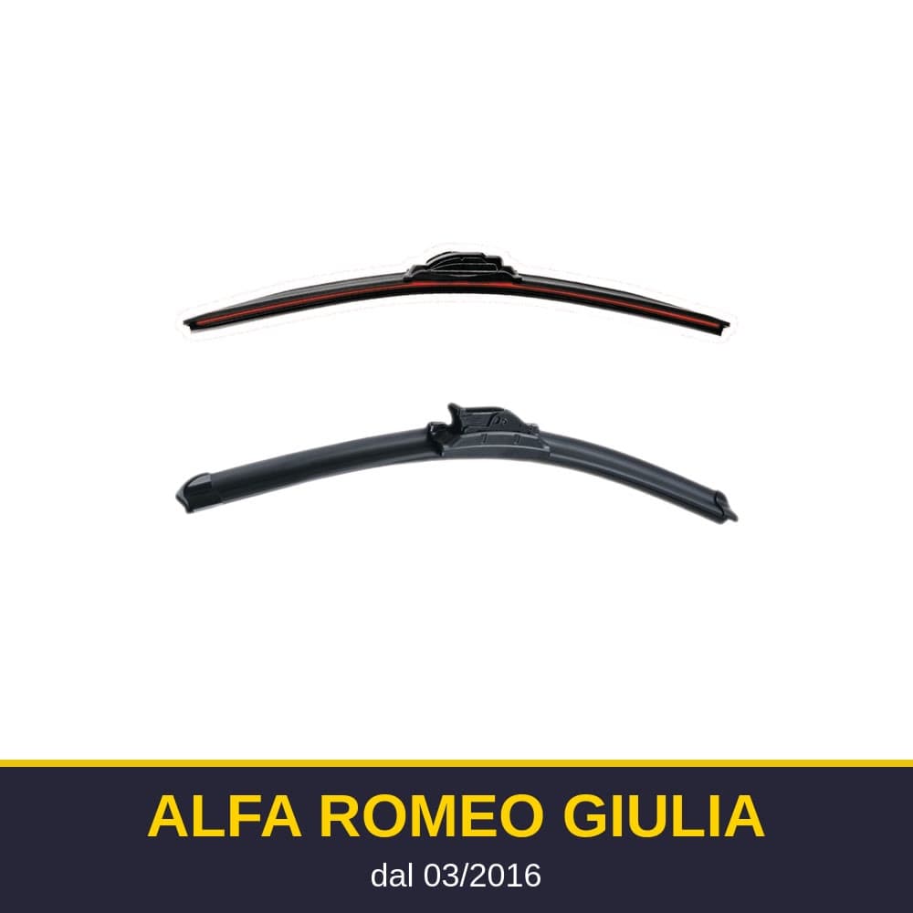 Spazzole tergicristallo Alfa Romeo Giulia (03/2016-)