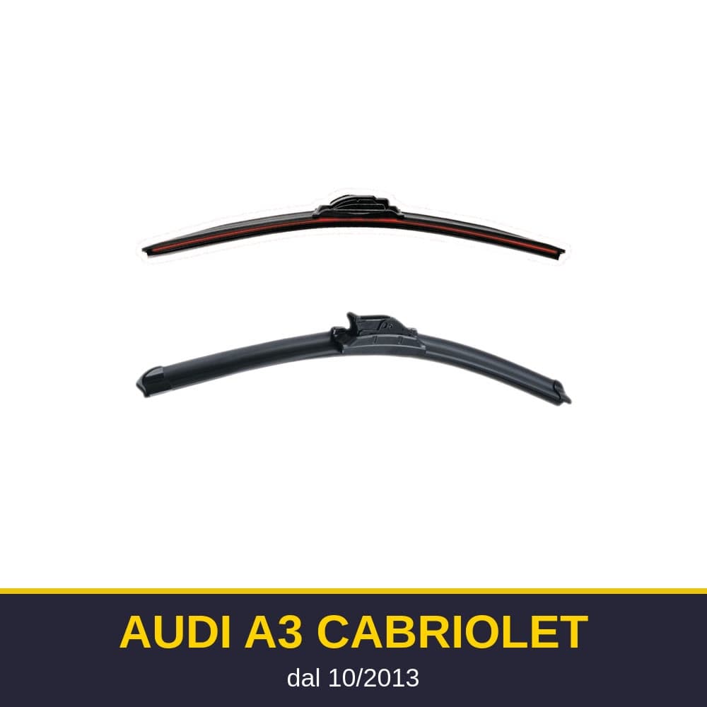 Spazzole tergicristallo Audi A3 Cabriolet (10/2013-)