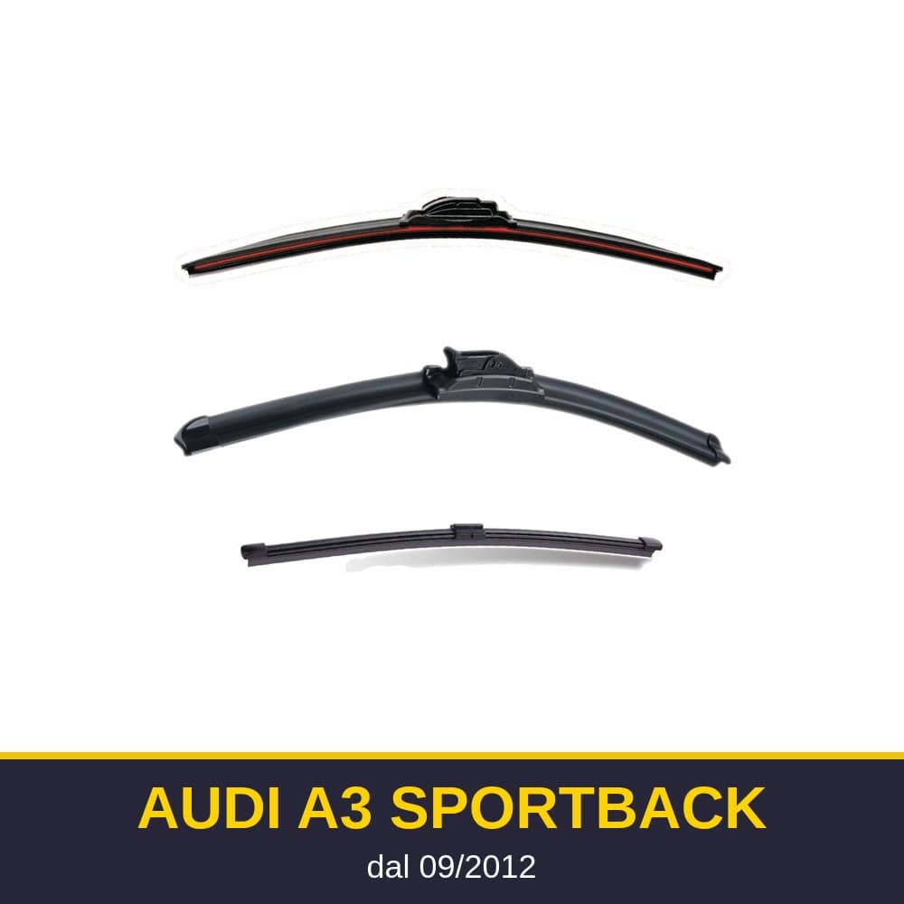 Spazzole tergicristallo Audi A3 Sportback (09/2012-)