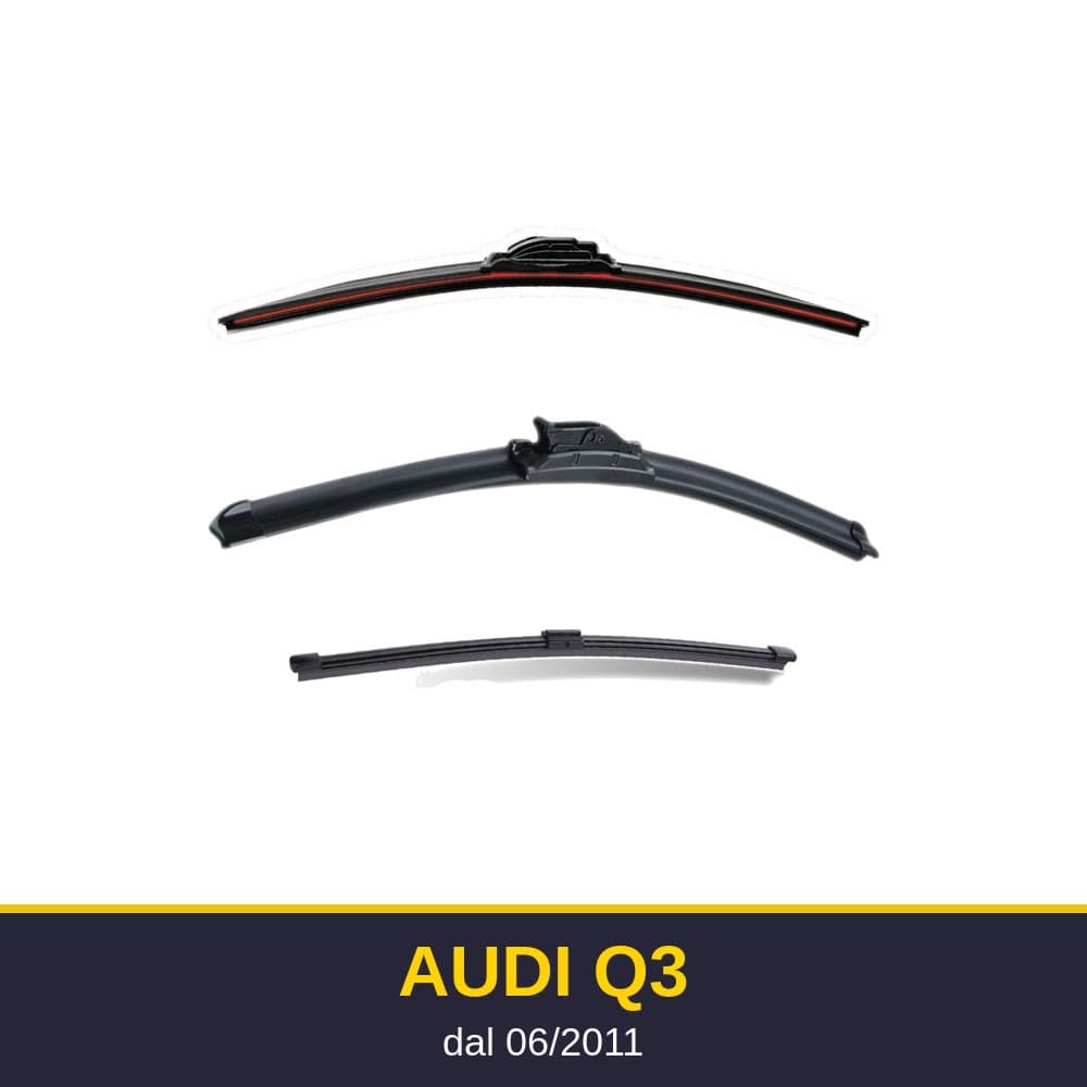 Spazzole tergicristallo Audi Q3 (06/2011-)