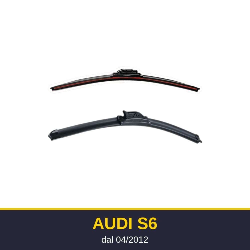 Spazzole tergicristallo Audi S6 (04/2012-)