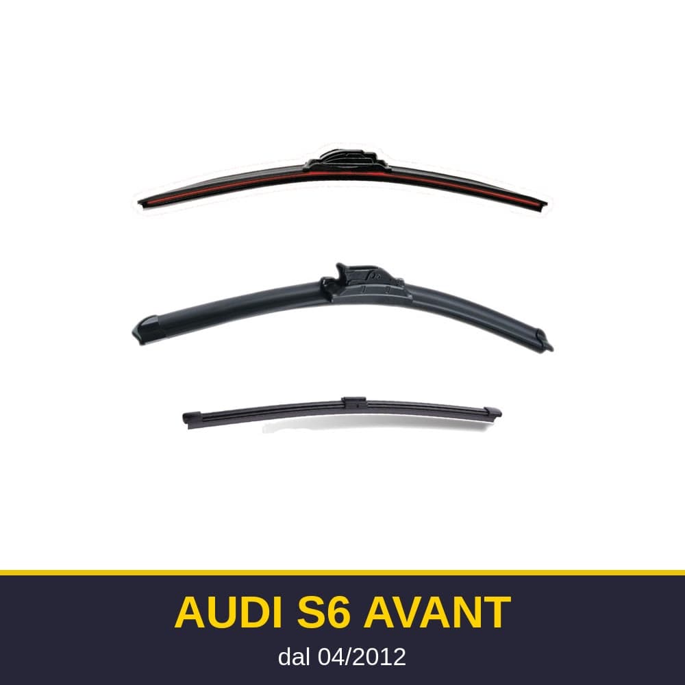 Spazzole tergicristallo Audi S6 Avant (04/2012-)