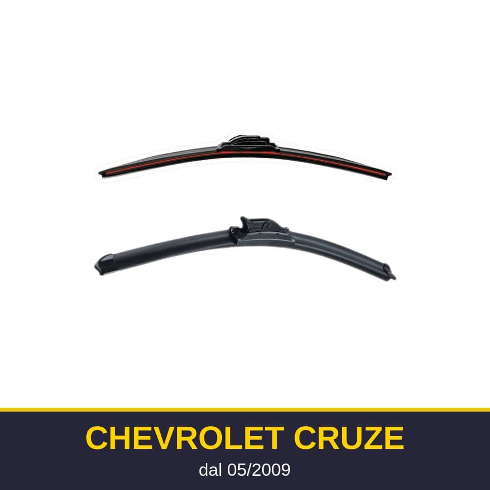 Spazzole tergicristallo Chevrolet Cruze (05/2009-)