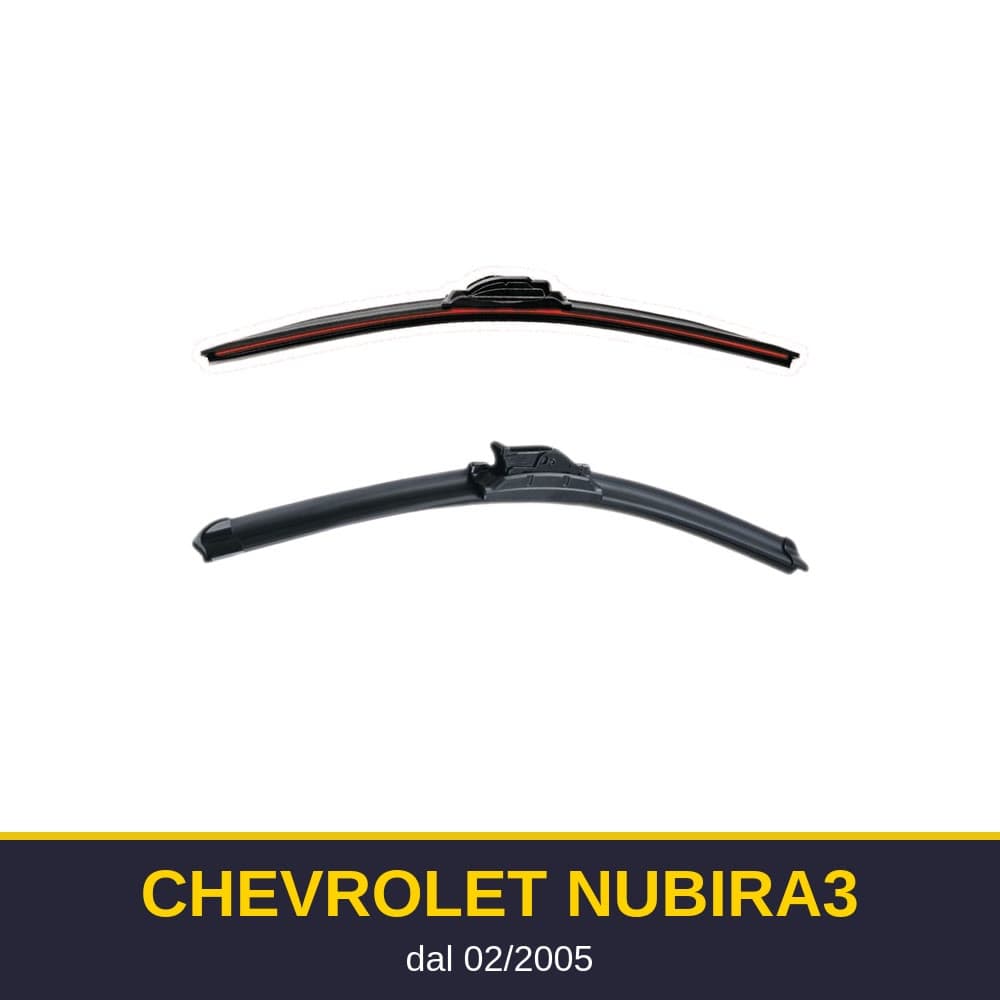 Spazzole tergicristallo Chevrolet Nubira3 (02/2005-)