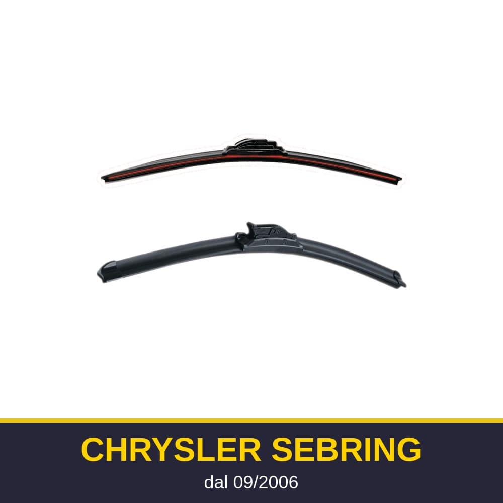 Spazzole tergicristallo Chrysler Sebring (09/2006-)