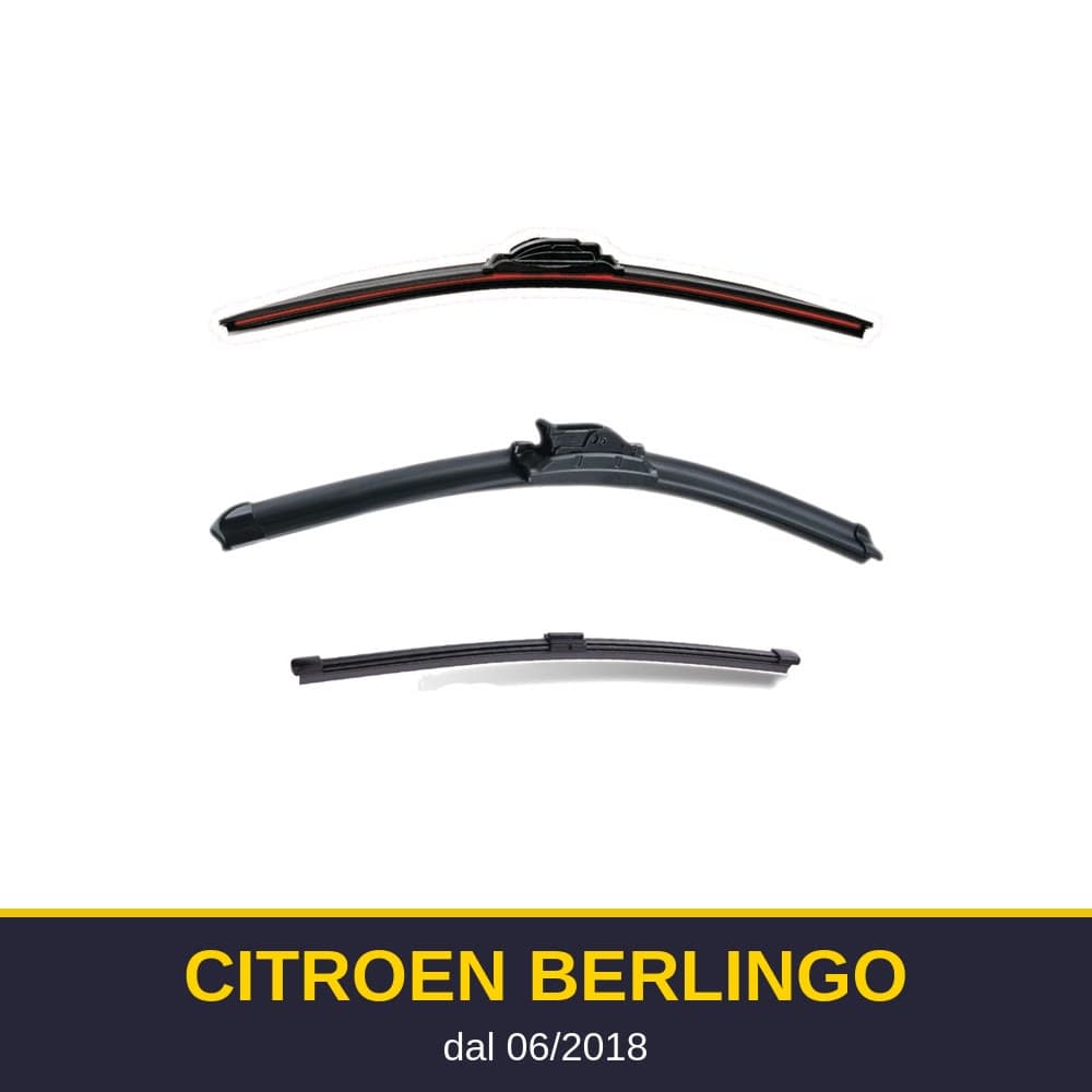 Spazzole tergicristallo Citroen Berlingo (06/2018-)