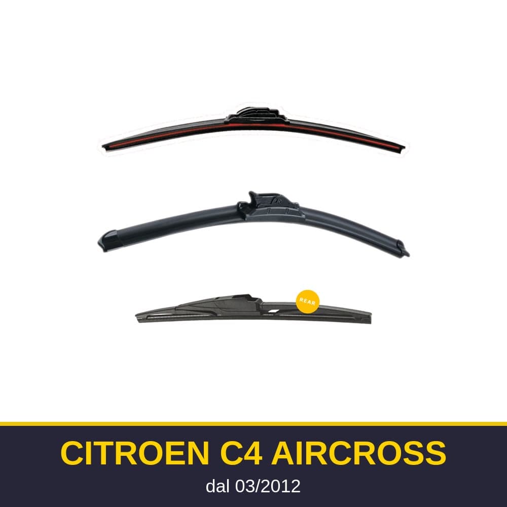 Spazzole tergicristallo Citroen C4 Aircross (03/2012-)