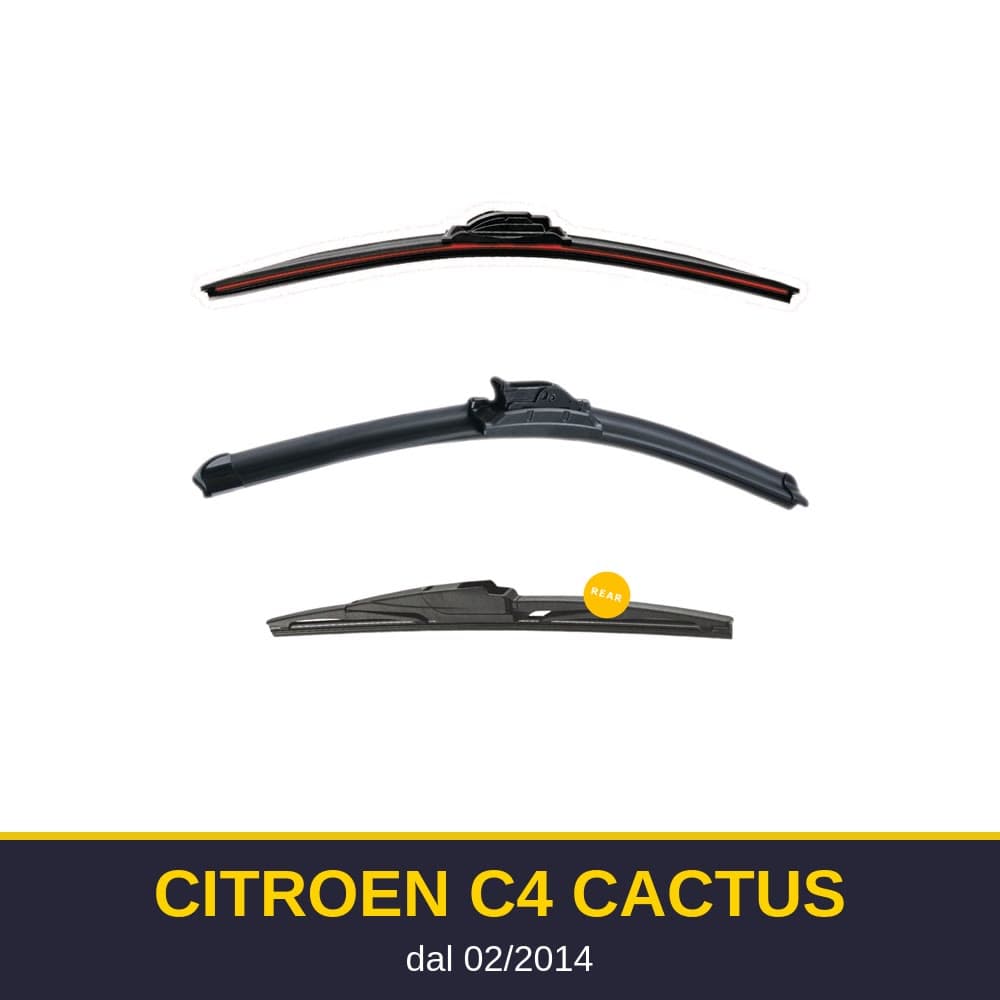 Spazzole tergicristallo Citroen C4 Cactus (02/2014-)