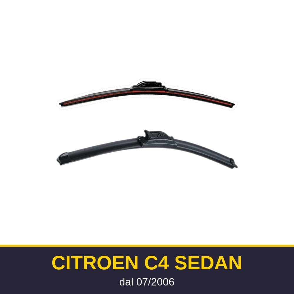 Spazzole tergicristallo Citroen C4 Sedan (07/2006-)