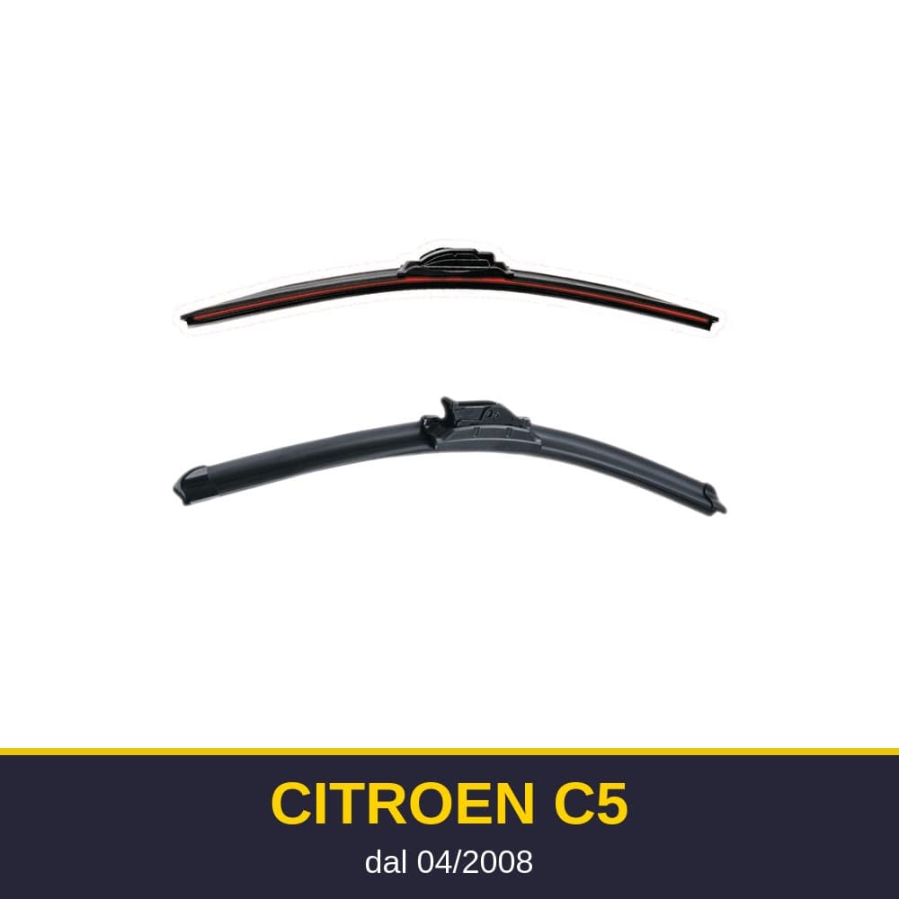 Spazzole tergicristallo Citroen C5 (04/2008-)