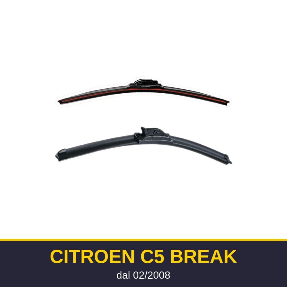 Spazzole tergicristallo Citroen C5 Break (02/2008-)