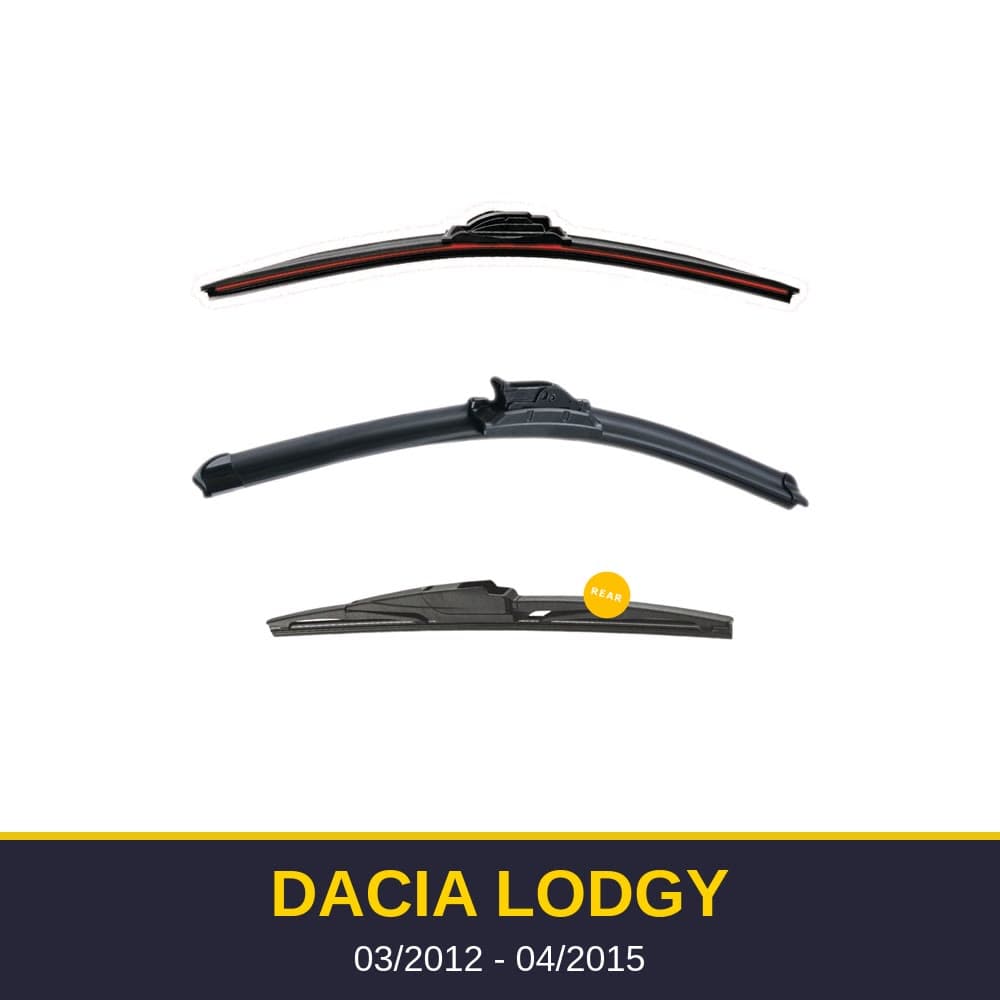 Spazzole tergicristallo Dacia Lodgy (03/2012-04/2015)