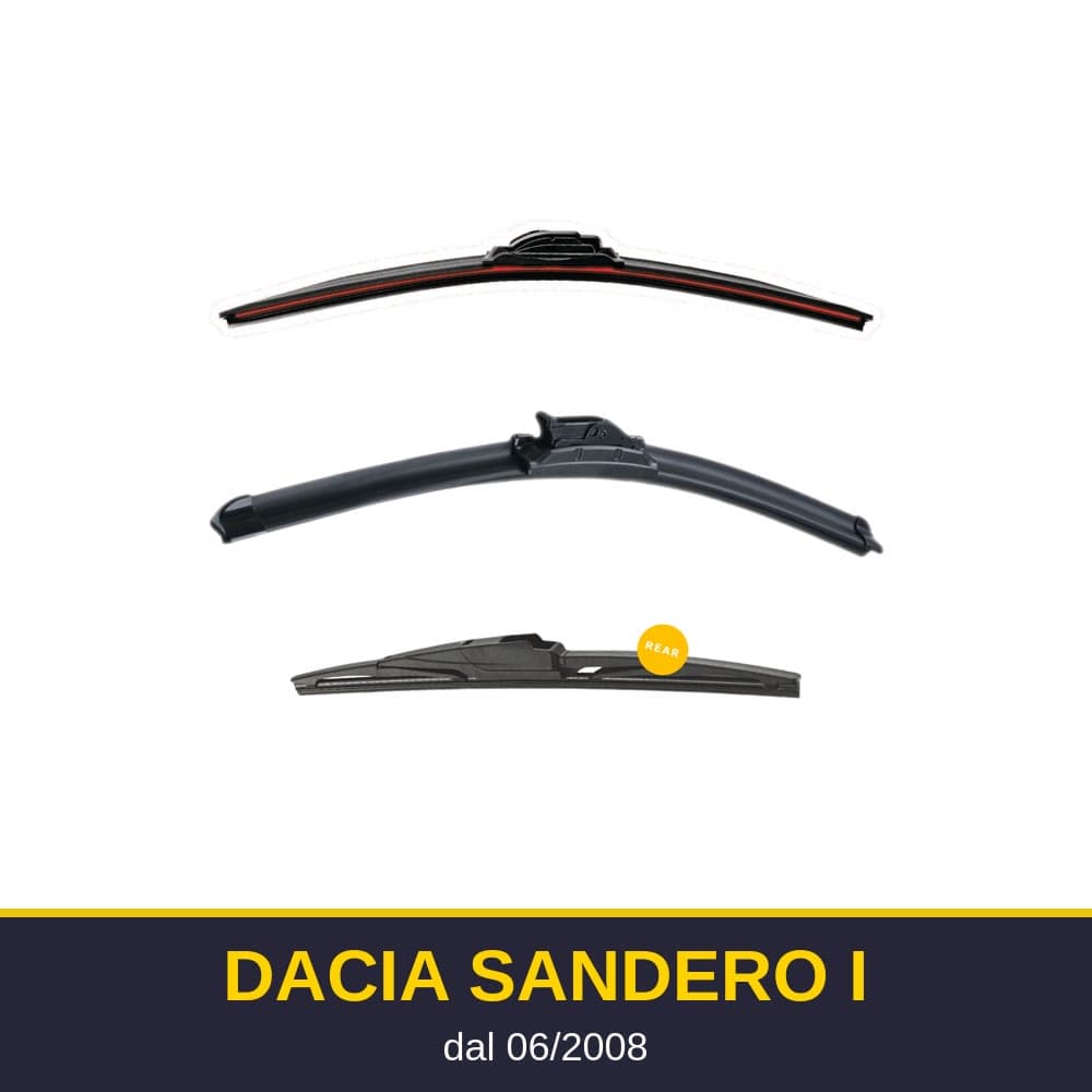 Spazzole tergicristallo Dacia Sandero I (06/2008-)
