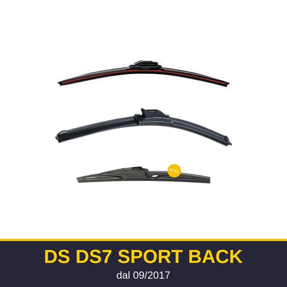 Spazzole tergicristallo DS DS7 Sport back (09/2017-)