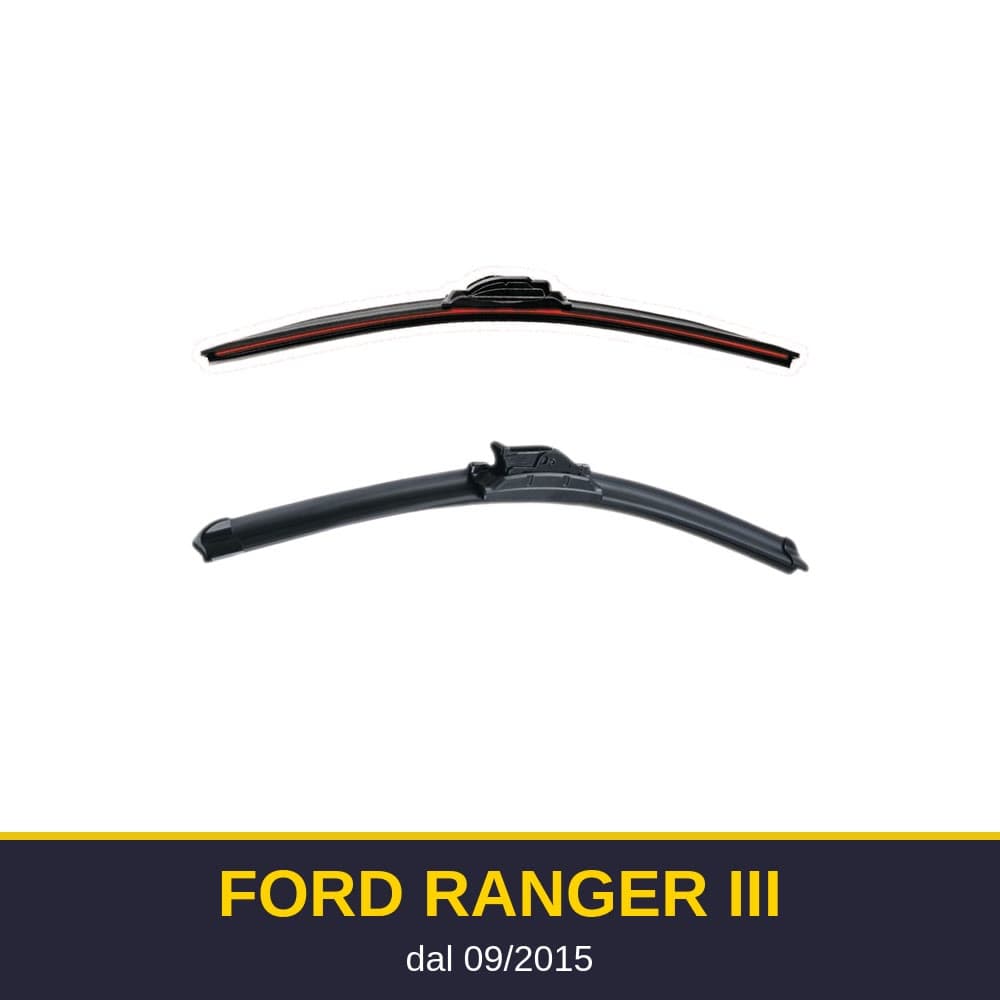 Spazzole tergicristallo Ford Ranger III (09/2015-)