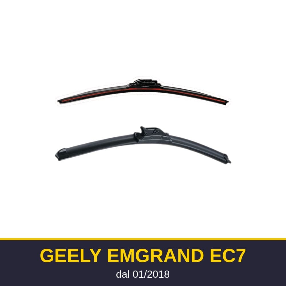 Spazzole tergicristallo Geely Emgrand EC7 (01/2018-)