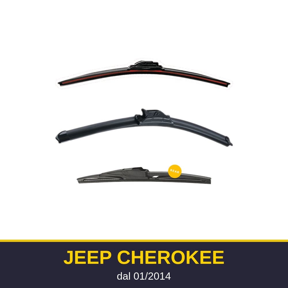Spazzole tergicristallo Jeep Cherokee (01/2014-)