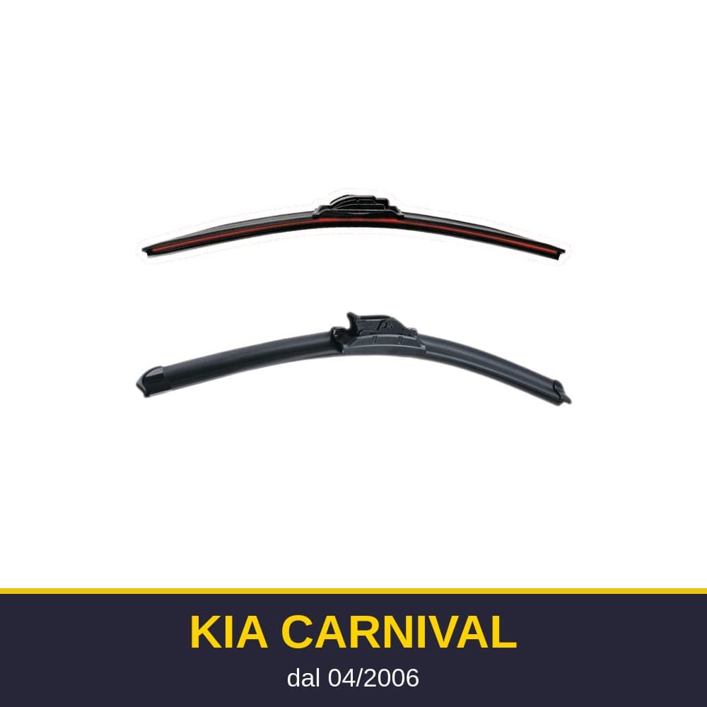 Spazzole tergicristallo Kia Carnival (04/2006-)