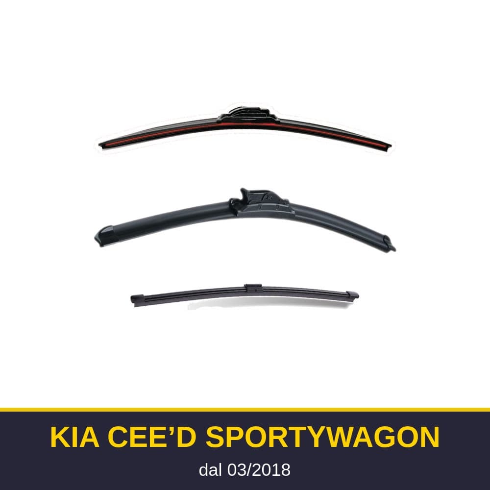Spazzole tergicristallo Kia Cee’d SportyWagon (03/2018-)