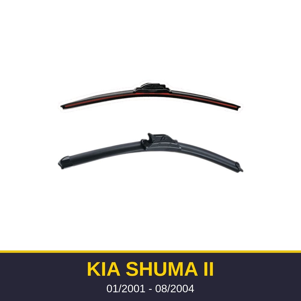 Spazzole tergicristallo Kia Shuma II (01/2001-08/2004)