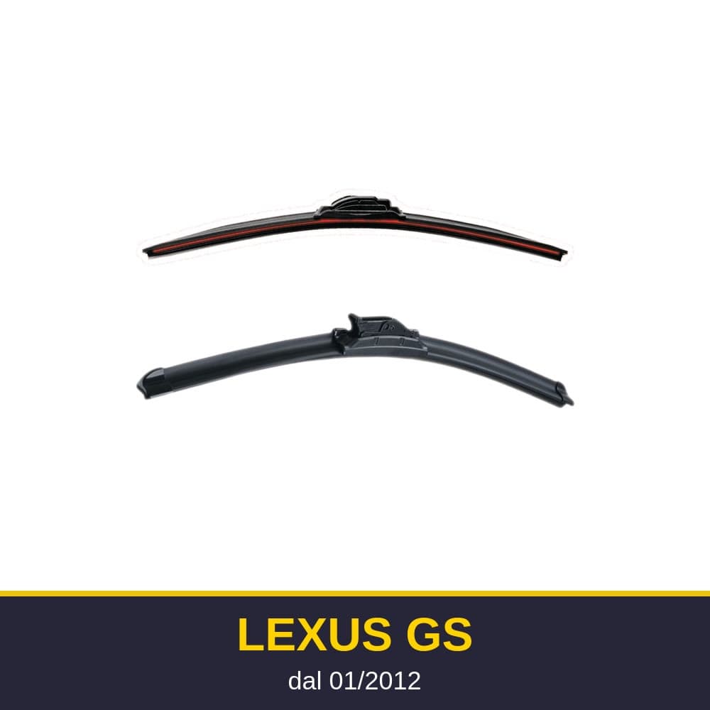 Spazzole tergicristallo Lexus GS (01/2012-)