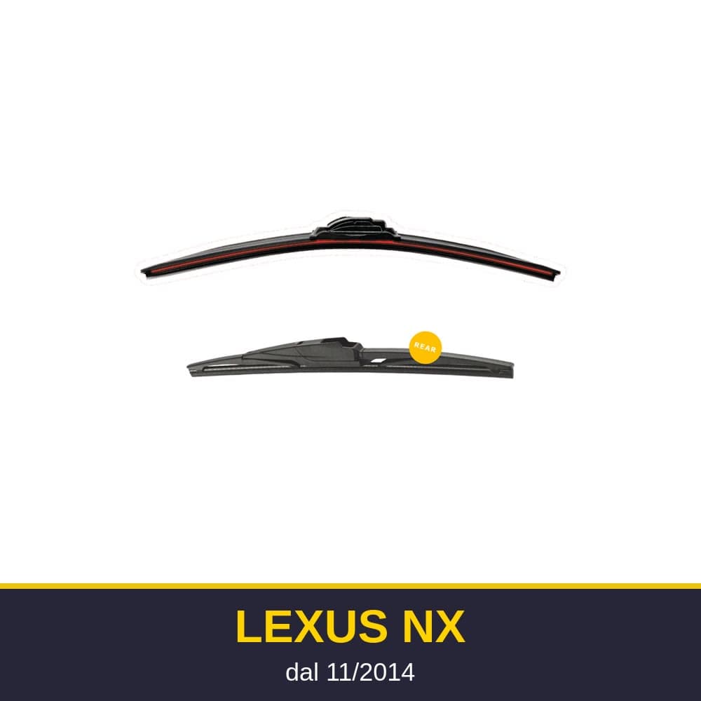 Spazzole tergicristallo Lexus NX (11/2014-)