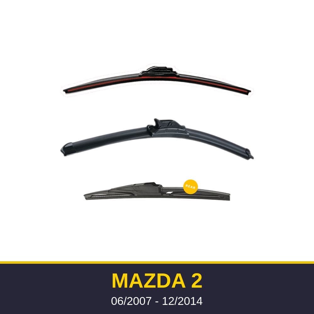 Spazzole tergicristallo Mazda 2 (06/2007-12/2014)