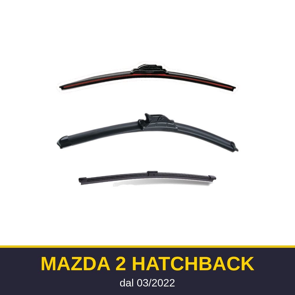 Spazzole tergicristallo Mazda 2 Hatchback (03/2022-)
