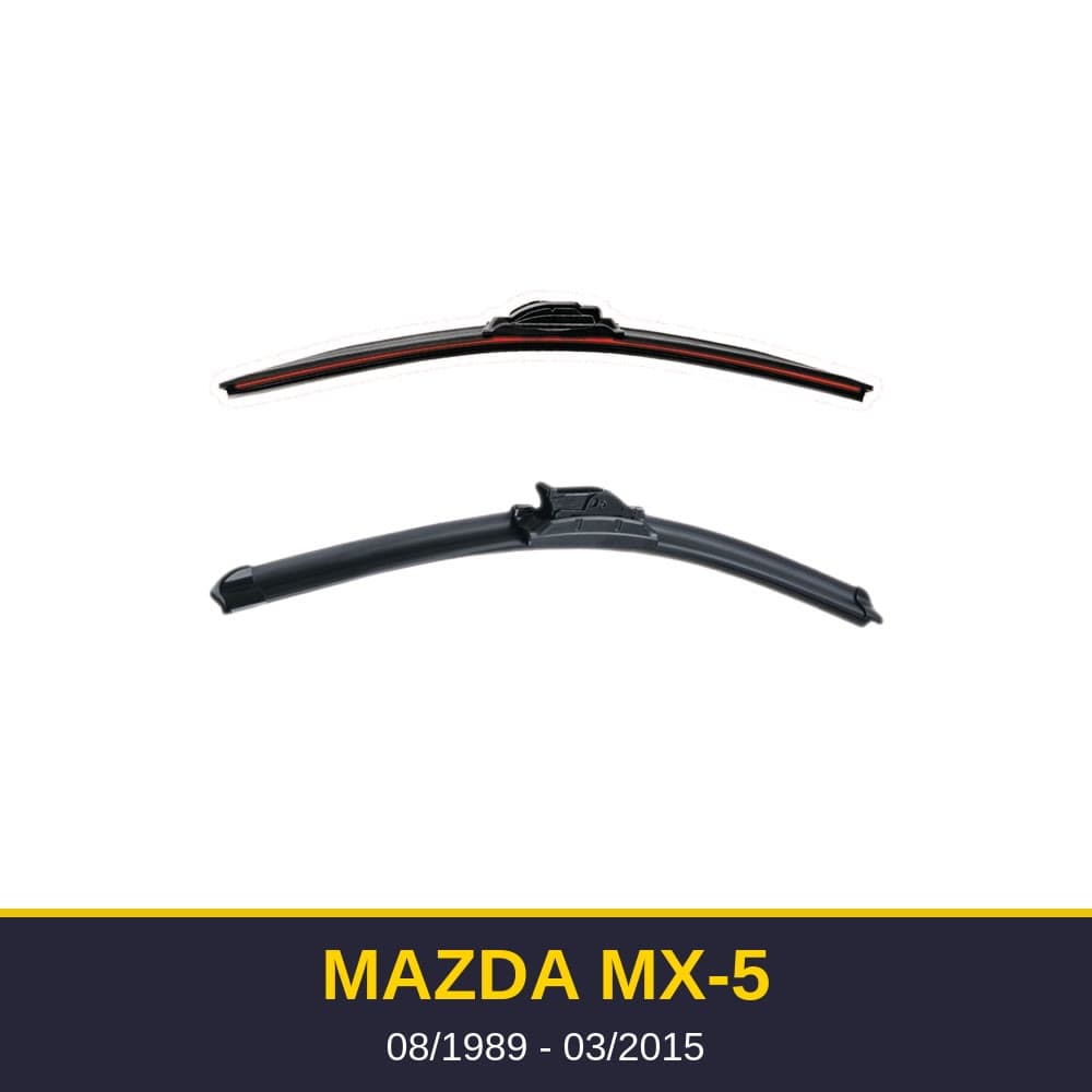 Spazzole tergicristallo Mazda MX-5 (08/1989-03/2015)